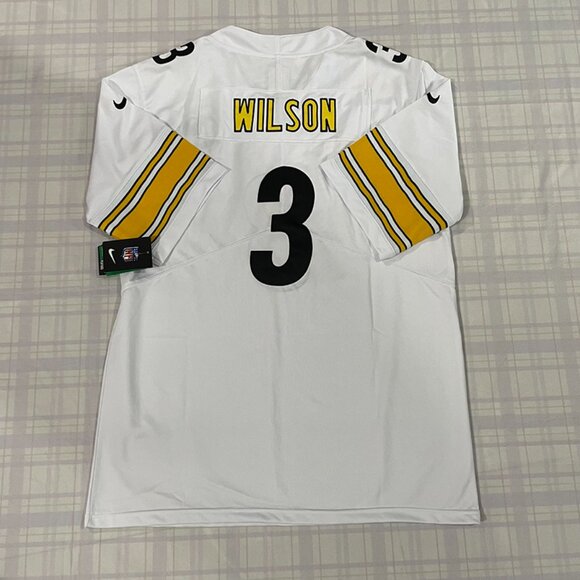 NFL Pittsburgh Steelers White Jersey #3 WILSON - Picture 6 of 8